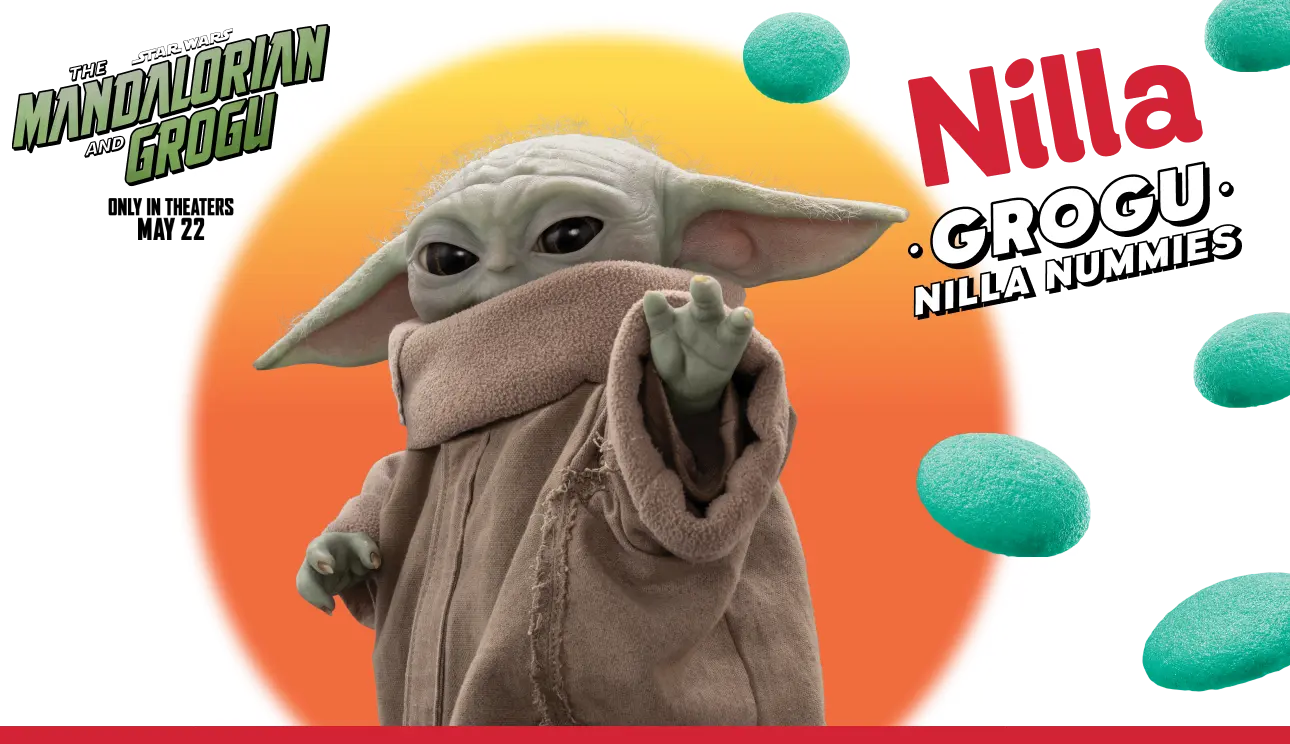 Nilla Grogu Nilla Nummies - The STAR WARS™ Mandalorian and Grogu. Only in Theaters May 22